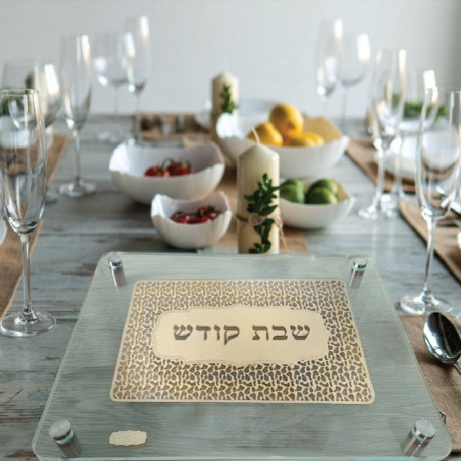 מגש חלה מפואר, עיצוב אקסקלוסיבי, דגם רשת