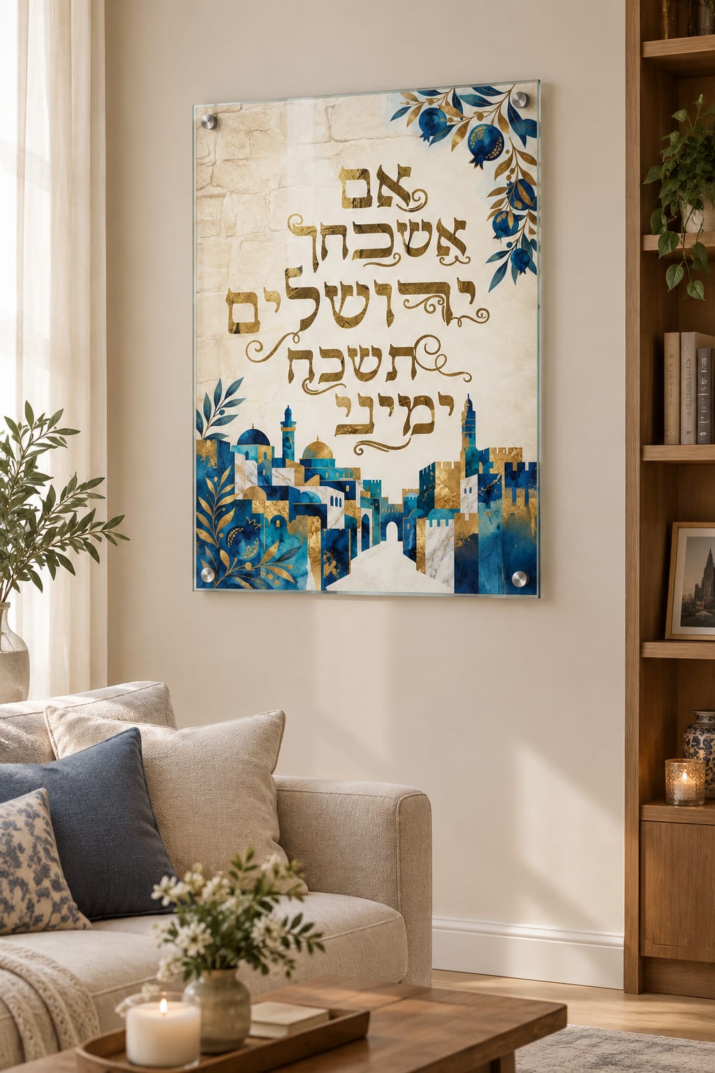 אם אשכחך ירושלים – יצירת אומנות יודאיקה