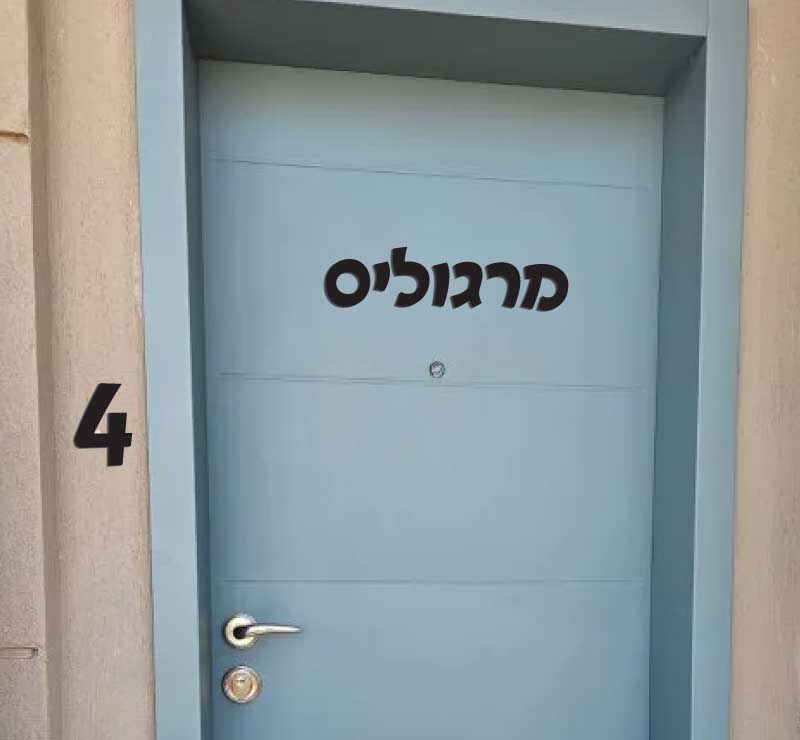 אותיות לשלטים