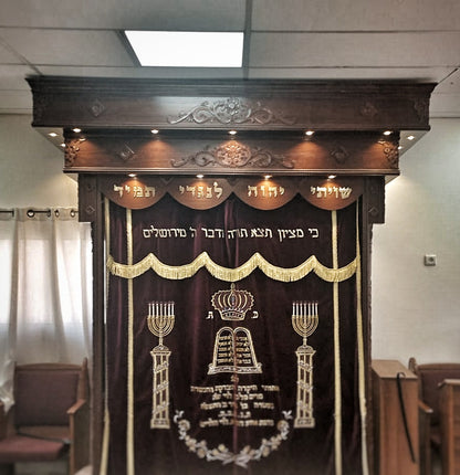 אותיות מתכת לשלט מהודרות בציפוי זהב 18-24k